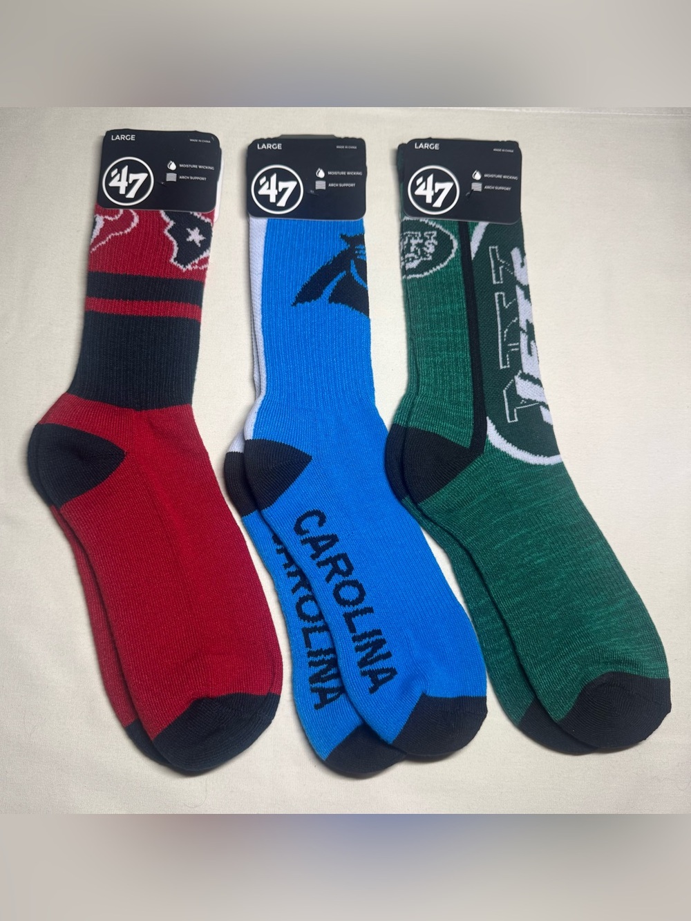 3 Pairs of team socks